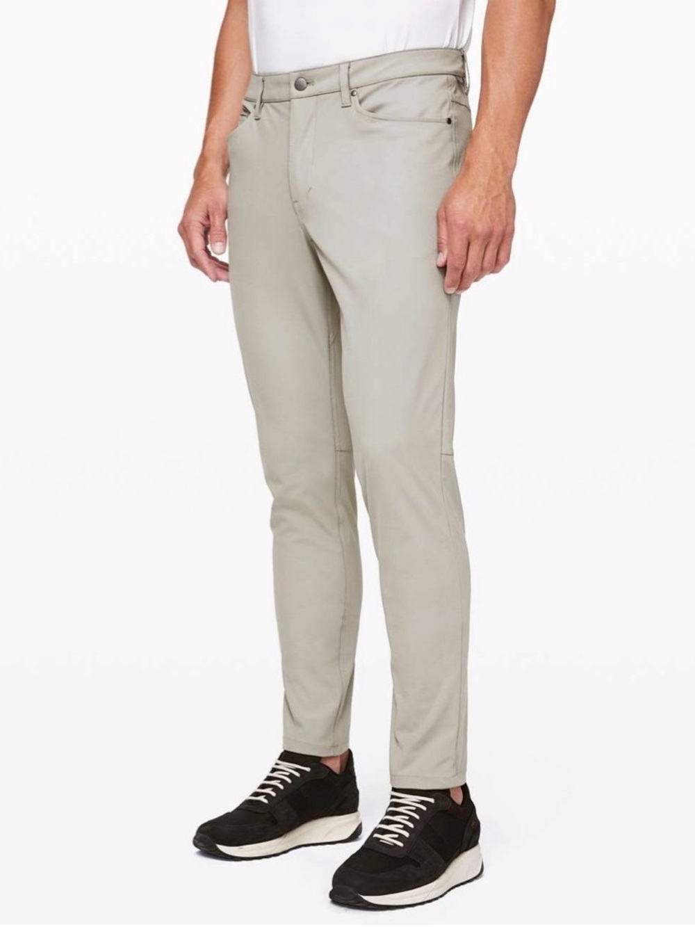 Lululemon ABC Pant Slim *Warpstreme 34" in Riverstone